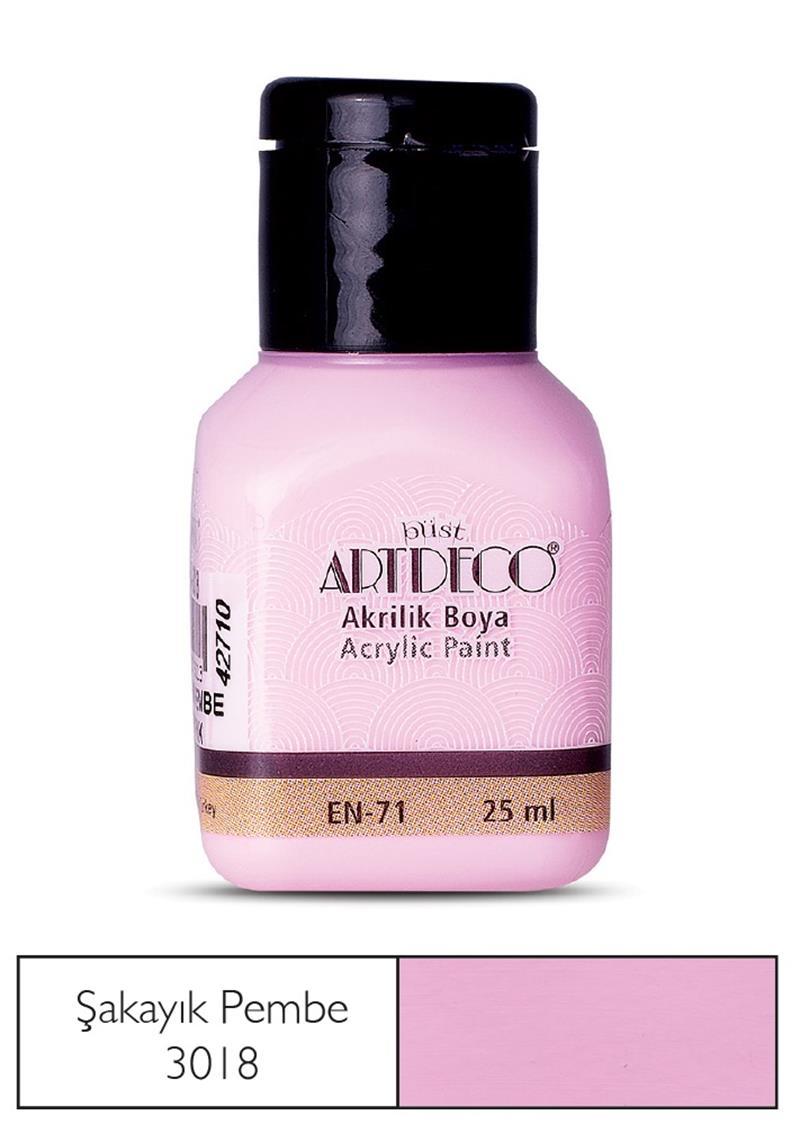 ARTDECO AKRİLİK BOYA 25 ML ŞAKAYIK PEMBE 070A-3018