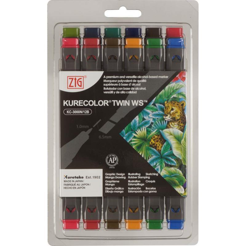 ZIG KURECOLOR TWIN S KC-3000/12B6 DEEP COLORS