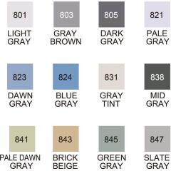 ZIG KURECOLOR TWIN S KC-3000/12B7 GRAY COLORS