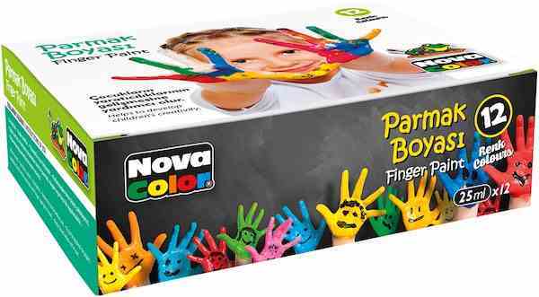 NOVA COLOR PARMAK BOYA 12'Lİ TK NC-460