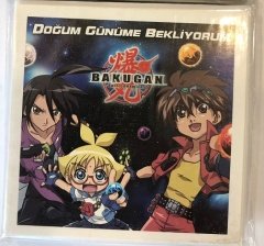 KESKİN KART+ZARF DOĞUM GÜNÜ BAKUGAN 160700-24