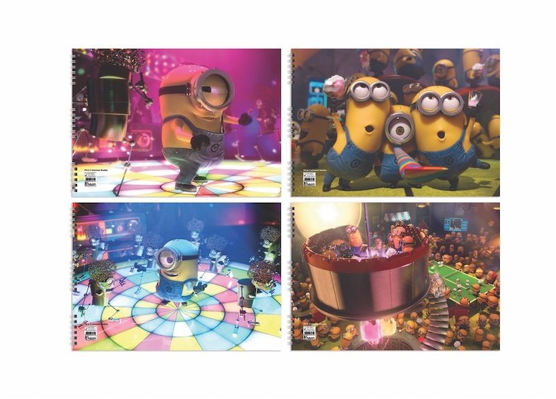 KESKİN RESİM DEFTERİ 25X35 MINIONS 15YP. 300215-68