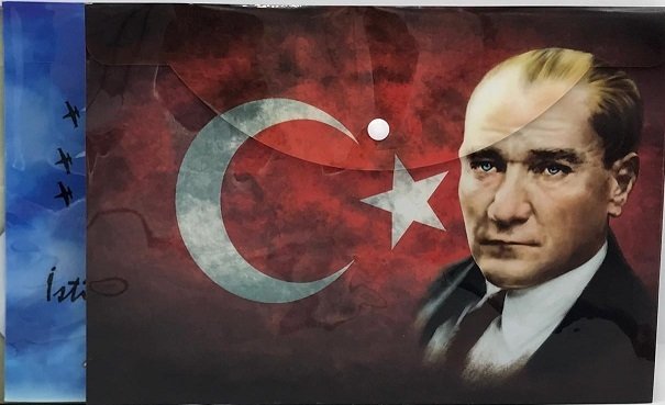 RASYONEL ZARF DOSYA PVC (ATA SİLÜET-İMZA) A-34