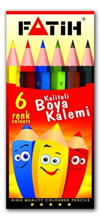 FATİH KURUBOYA 6 RENK 1/2 BOY 33006