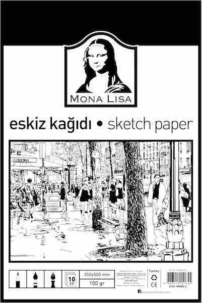 SÜDOR ESKİZ KAĞIDI 35X50 100G 10 YP