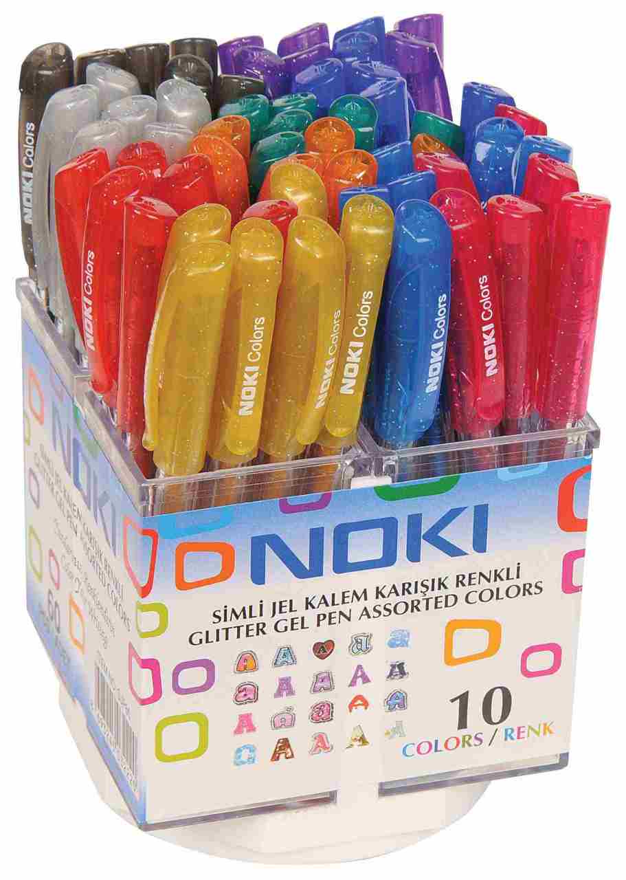 NOKİ SİMLİ JEL KALEM 60 LI STAND SJP60