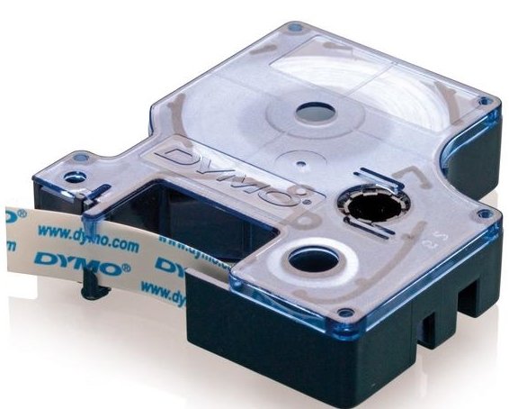 DYMO ŞERİT D1 19MMx7MT SİYAH/BEYAZ 720910 45811