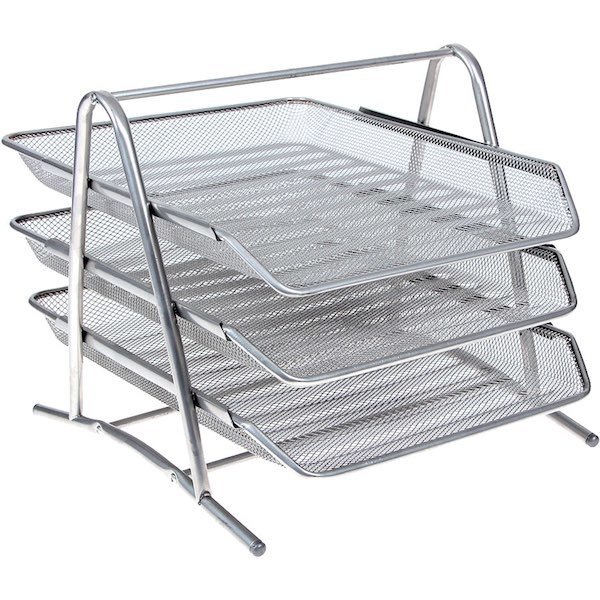 KRAF PERFORE EVRAK RAFI METAL 3 KATLI 460G GRİ