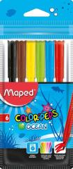 MAPED KEÇELİ KALEM COLOR PEPS OCEAN 6 LI 845723