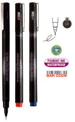 UNİ DRAWING PEN PIN01-200 0.1 MAVİ