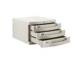 KRAF EVRAK RAFI KİLİTLİ 3 ÇEKMECE 213G