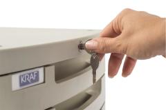 KRAF EVRAK RAFI KİLİTLİ 5 ÇEKMECE 215G