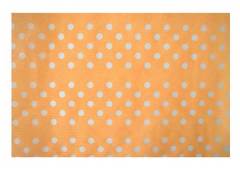 LİNO ELYAF KAGIT NOKTALI TURUNCU 60CM X 5M KUN18