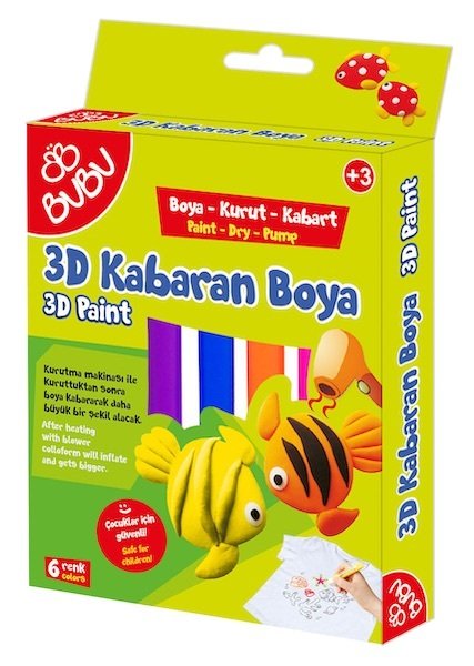 BU-BU 3D KABARAN BOYA BUBU-KA0001