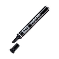 PENTEL PERMANENT MARKÖR N60-A KESİK UÇ SİYAH