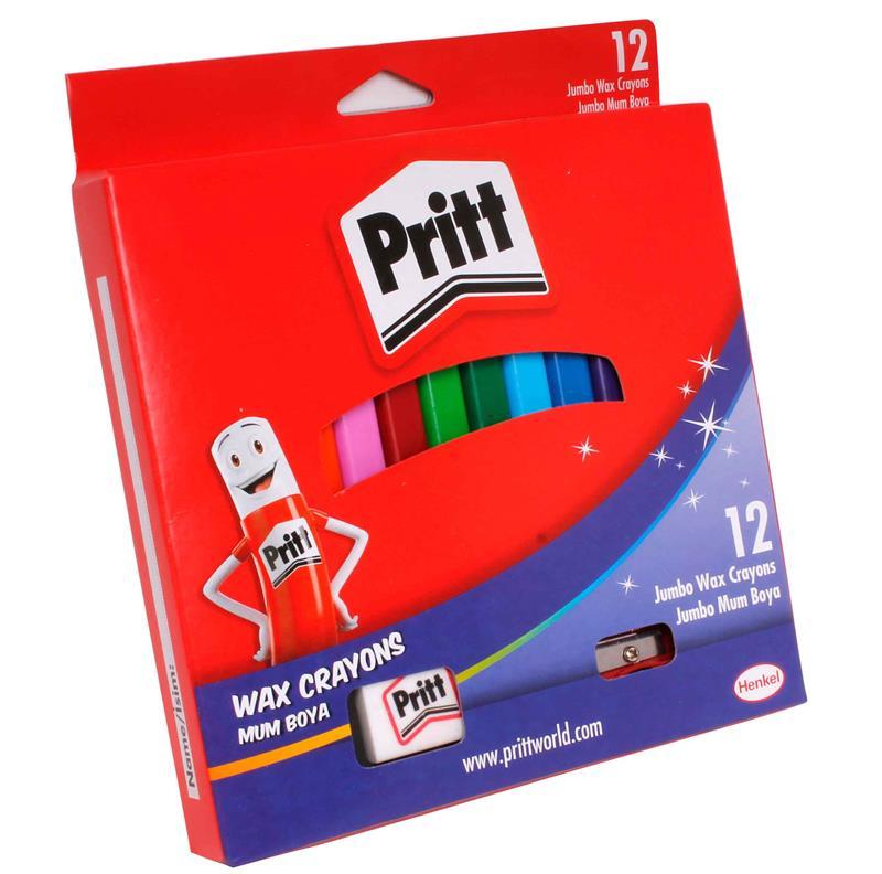 PRITT PASTEL BOYA JUMBO SİLİNEBİLİR 12 Lİ 1655739