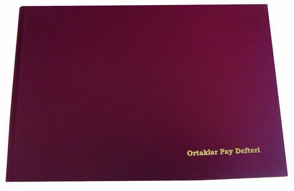 DİLMAN ORTAKLAR PAY DEFTERİ CILTLI 96 YP NUMARALI