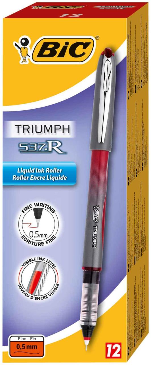 BIC ROLLER KALEM 537R İĞNE UÇ 05 KIR. 12 Lİ 885788