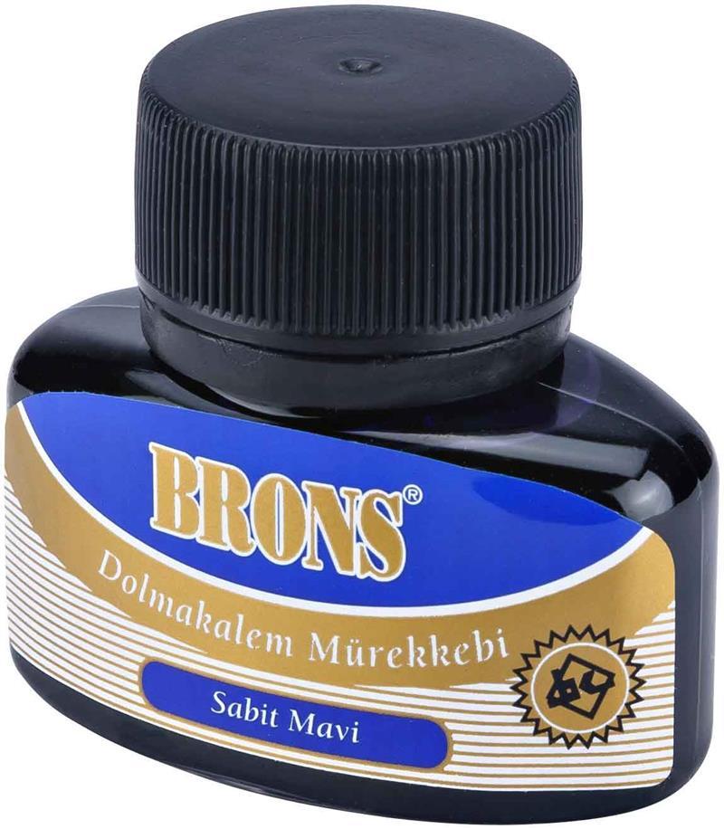 BRONS YAZI MÜREKKEBİ 35cc ROYAL MAVİ BR-312