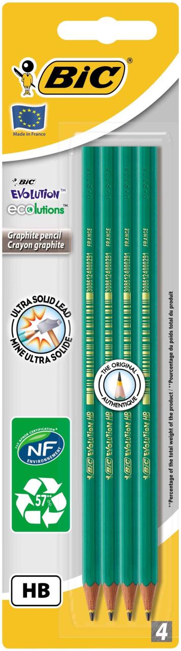 BIC KURŞUN KALEM EVOLUTION 650 HB  4 LÜ 8902762