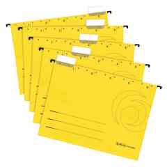 HERLITZ ASKILI DOSYA TELSİZ 5 Lİ SARI 5874672