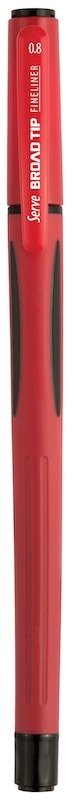 SERVE FINELINER BROAD TIP KIRMIZI 02
