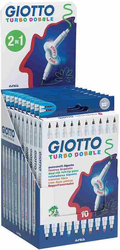 GIOTTO KEÇELİ KALEM TURBO DOBBLE 10 LU 424600