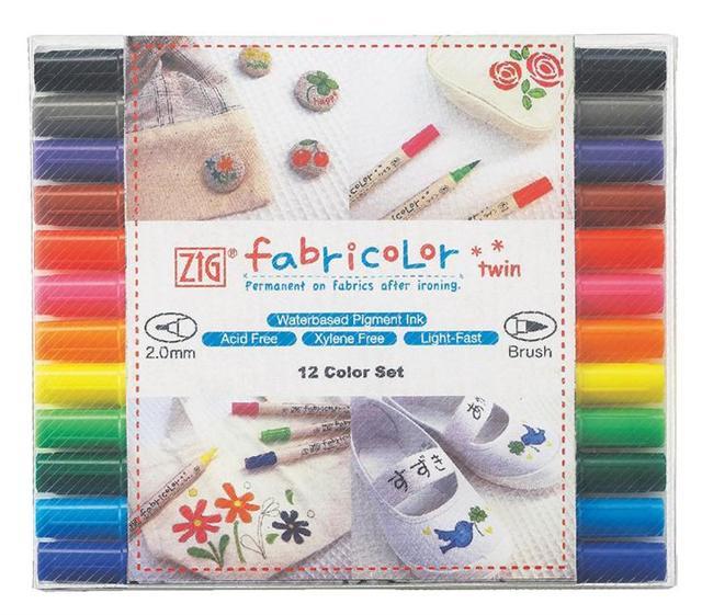 ZIG FABRICOLOR TWIN KUMAŞ KALEMİ TC-4000/12V 12 LI
