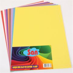 SÜDOR FON KARTONU 25X35 POŞETLİ 10 SAN103