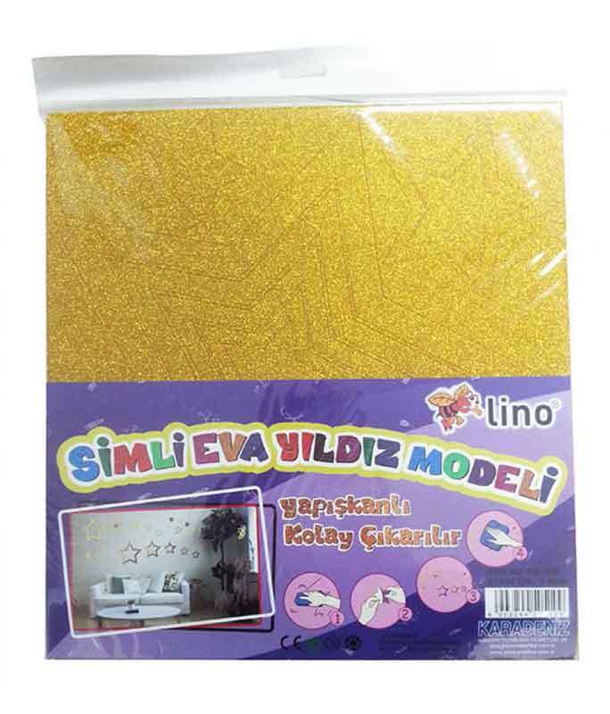 LİNO SİMLİ EVA YILDIZ MODELİ 33X35CM 2 RENK DS-510