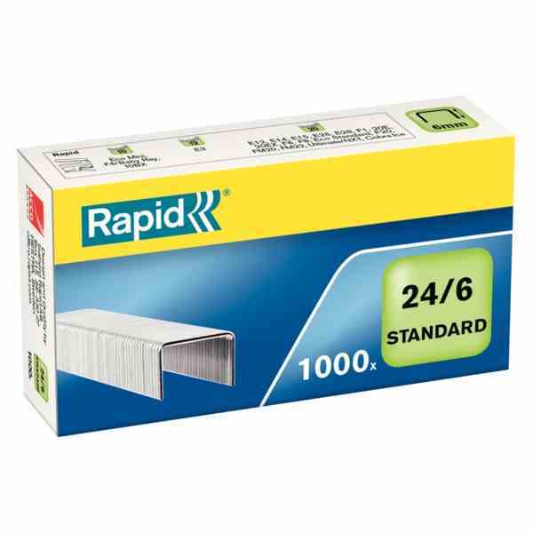 RAPID ZIMBA TELİ 24/6 1000 Lİ STANDART 24855600