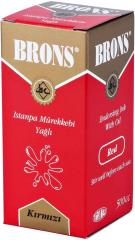 BRONS ISTAMPA MÜREKKEBİ 500cc KIRMIZI BR-322