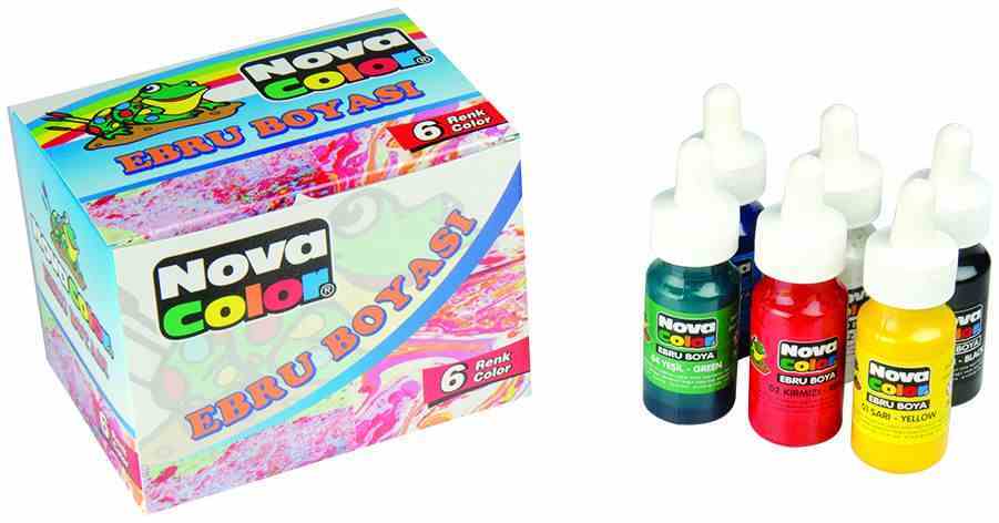 NOVA COLOR EBRU BOYA 6 LI TAKIM NC-238