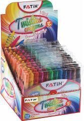 FATİH CRAYON BOYA 12 RENK KISA 50110