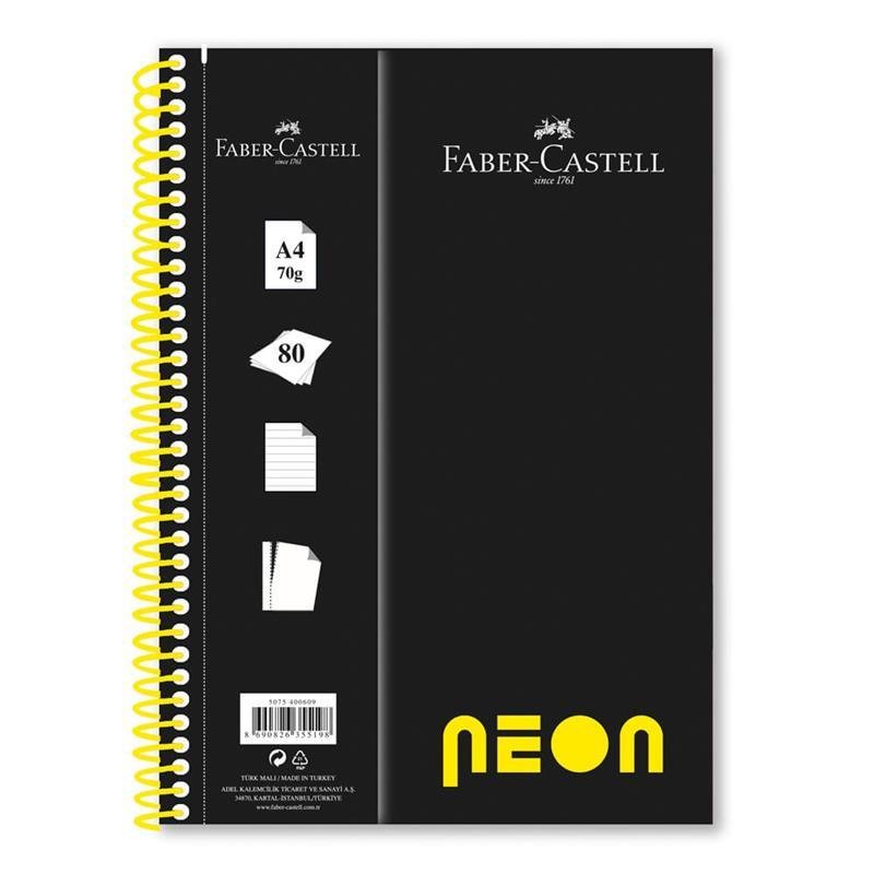 FABER DEFTER A4 NEON ÇİZ. 80 YP. 400609