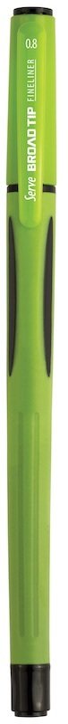 SERVE FINELINER BROAD TIP ACIK YESIL 10