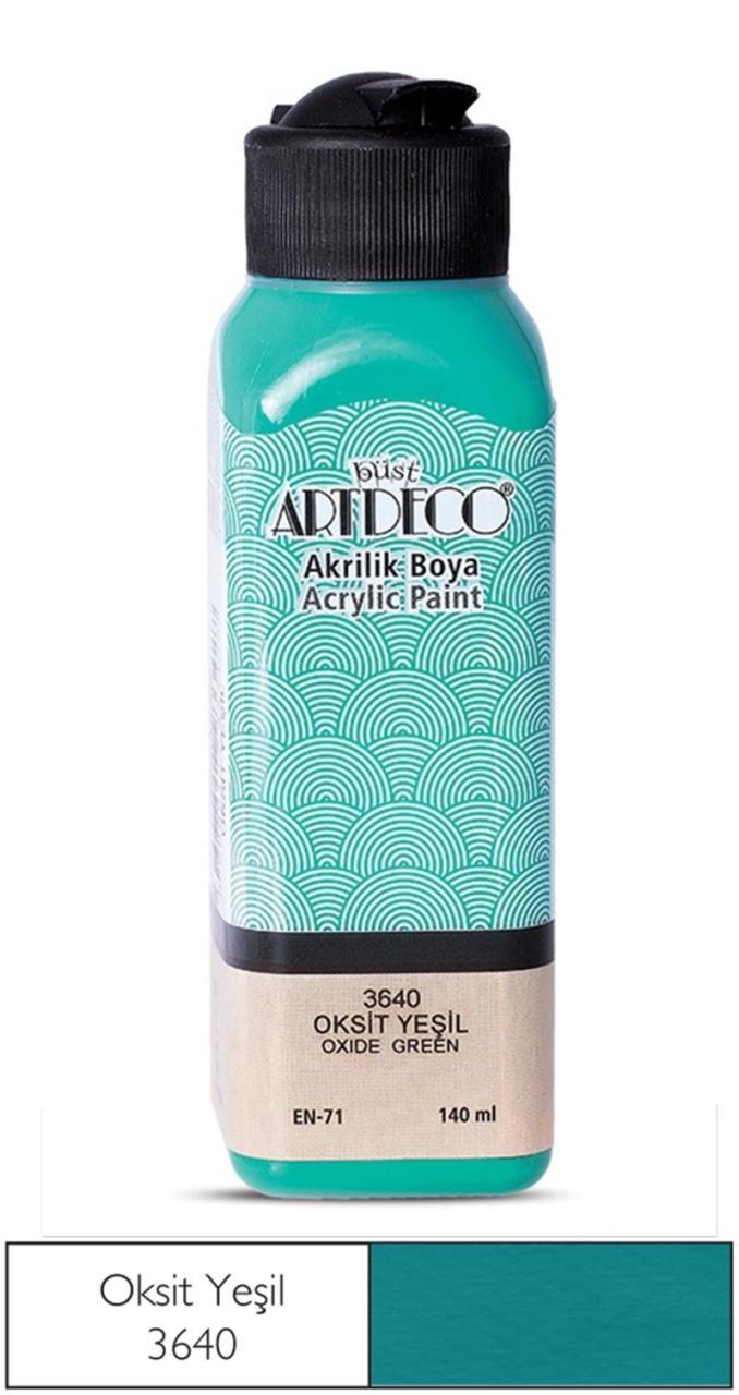 ARTDECO AKRİLİK BOYA 140 ML OKSİT YEŞİL Y-070R3640