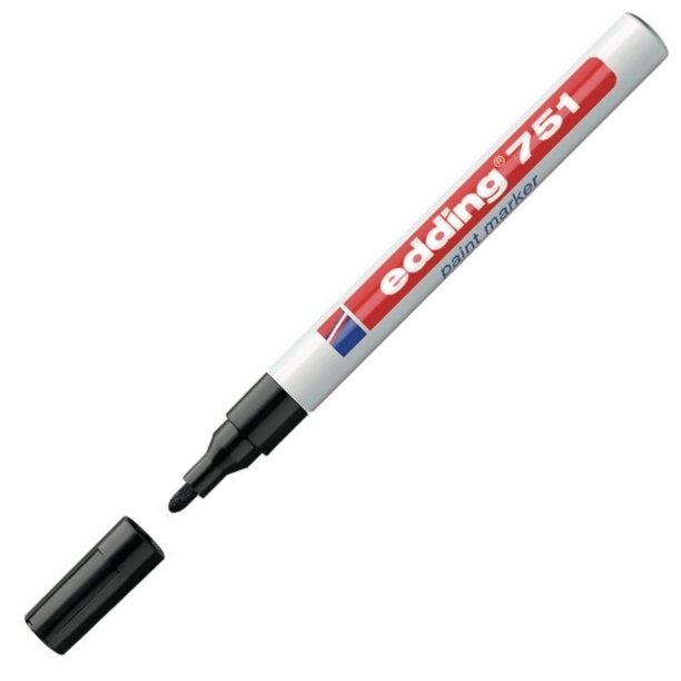 EDDING DEKORASYON MARKÖRÜ E-751 SİYAH