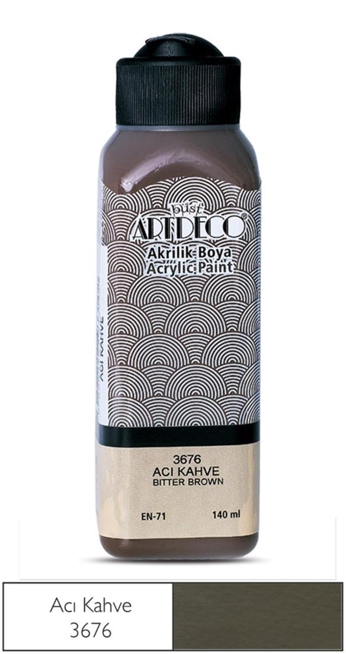 ARTDECO AKRİLİK BOYA 140 ML ACI KAHVE Y-070R-3676