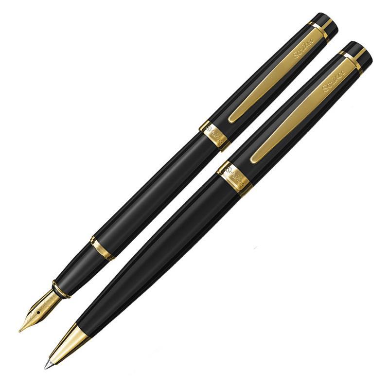 SCRIKSS DOLMAKALEM+TÜKENMEZ 38 SİYAH ALTIN SET