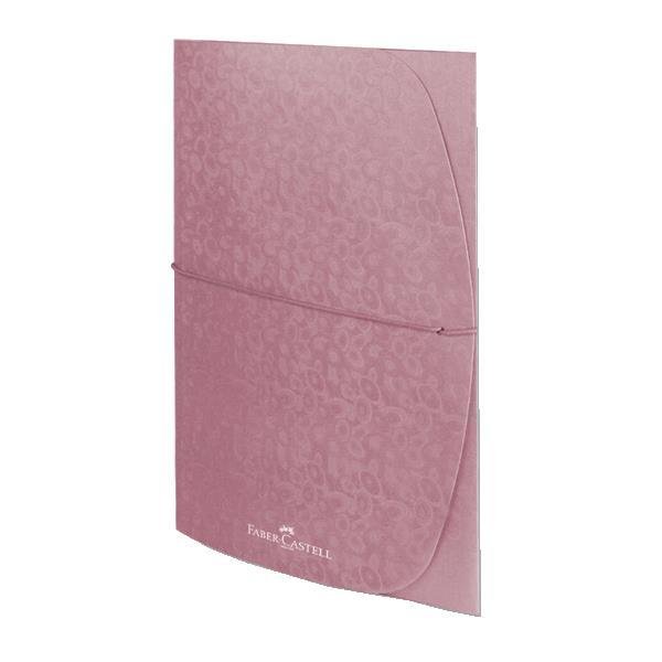 FABER EVRAK DOSYASI METALİC DESENLİ PEMBE 190101