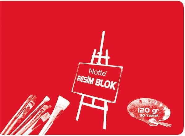 NOTTE RESİM DEFTERİ BÜYÜK 40 YP. 10-153