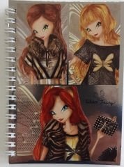 KESKİN BLOKNOT A6 WINX FAS.METALİZE 80YP.140400-55