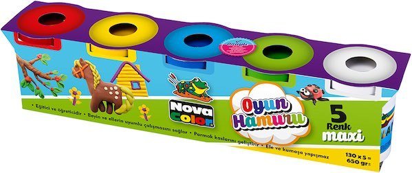 NOVA COLOR OYUN HAMURU MAXI 5 Lİ NC-4106