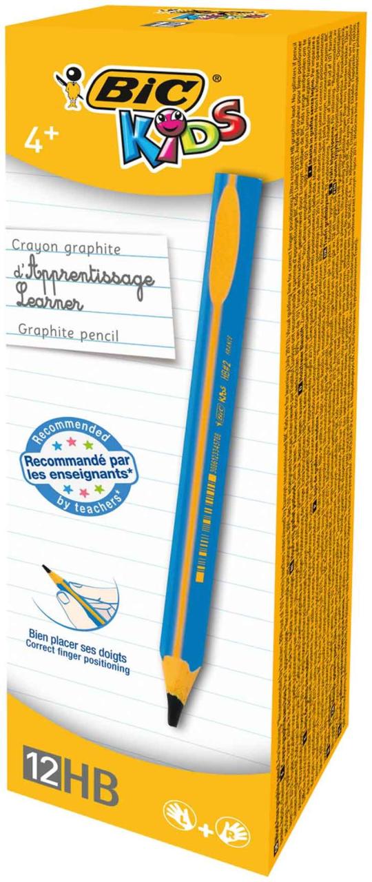 BIC KURŞUN KALEM BAŞLANGIÇ ÜÇGEN ERKEK 12Lİ 919262