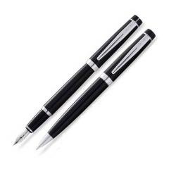 SCRIKSS DOLMAKALEM+TÜKENMEZ 38 SİYAH KROM SET