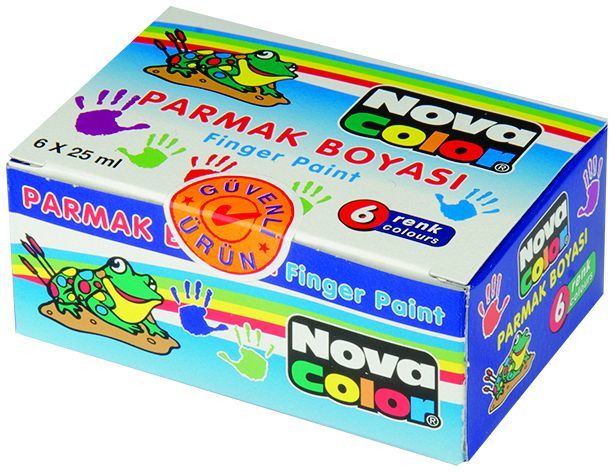 NOVA COLOR PARMAK BOYASI 25CC 6'LI NC-138