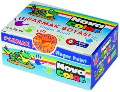 NOVA COLOR PARMAK BOYASI 25CC 6'LI NC-138