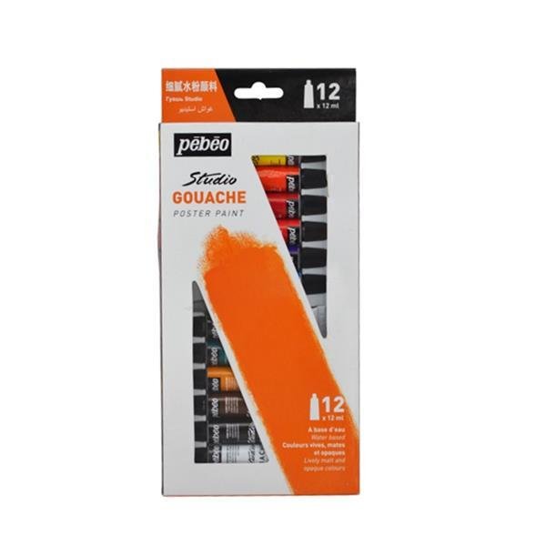 PEBEO GUAJ BOYA 12ML 12SET STUDIO 666011