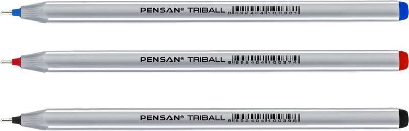 PENSAN TÜKENMEZ TRIBALL 1MM 60 LI 01003 KIRMIZI